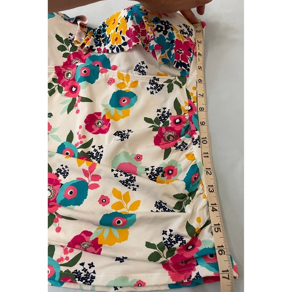 Liz Claiborne Floral Tankini Swimwear Womens Plus XXL Padded Beach Multicolor - Picture 11 of 16